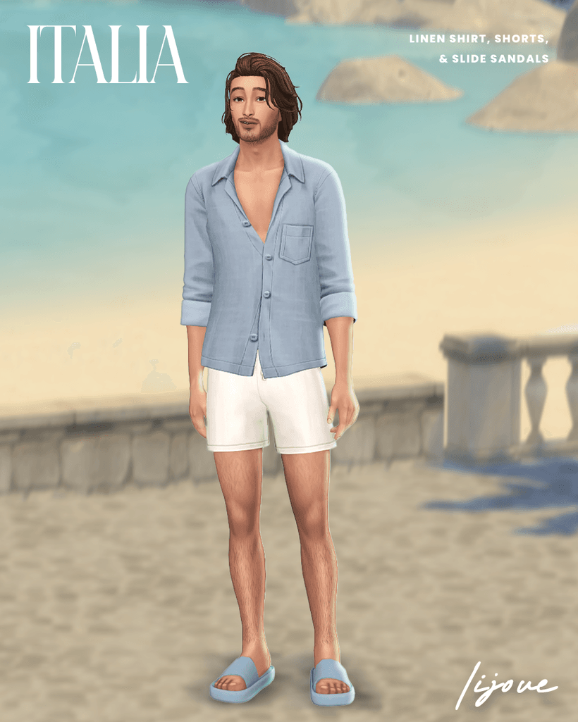 Галерея мода Летний сет ITALIA Vacation Style Set #3